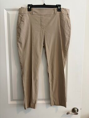 Women’s Simply Vera Vera Wang Modern Fit Polished Twill Ankle Pants